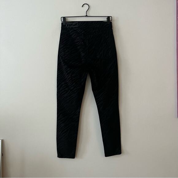 Rag & Bone Nina Velvet Zebra High Rise Jeans - Picture 6 of 6